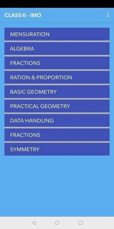 CLASS 6 - IMO - MATHS OLYMPIAD स्क्रीनशॉट 1