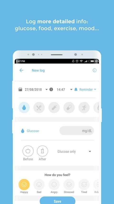 SocialDiabetes. Take control of your diabetes स्क्रीनशॉट 5