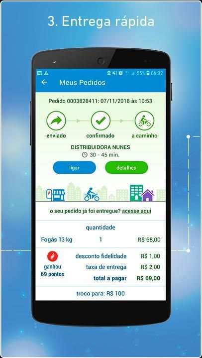 Fogás - Peça gás pelo celular screenshot 2