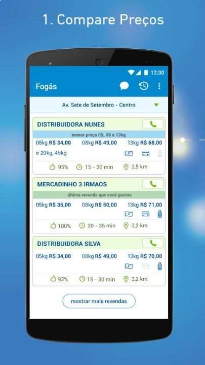 Fogás - Peça gás pelo celular screenshot 4
