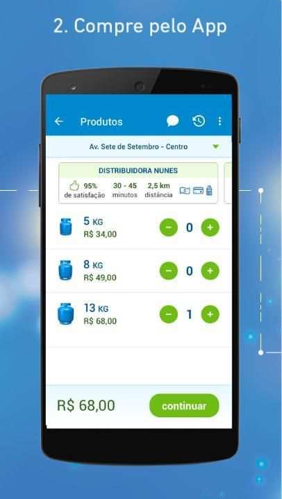 Fogás - Peça gás pelo celular screenshot 3