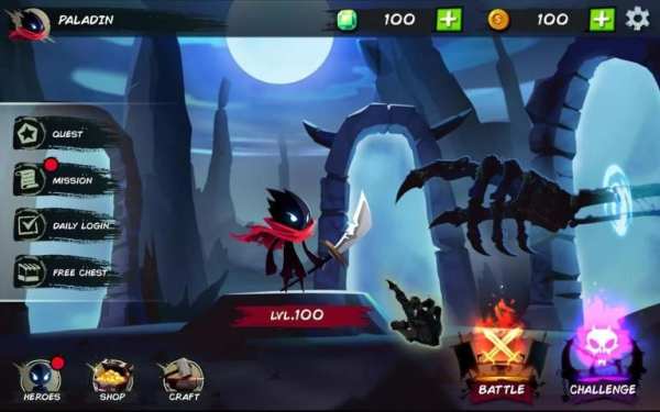 Shadow Stickman: Fight for Justice स्क्रीनशॉट 1