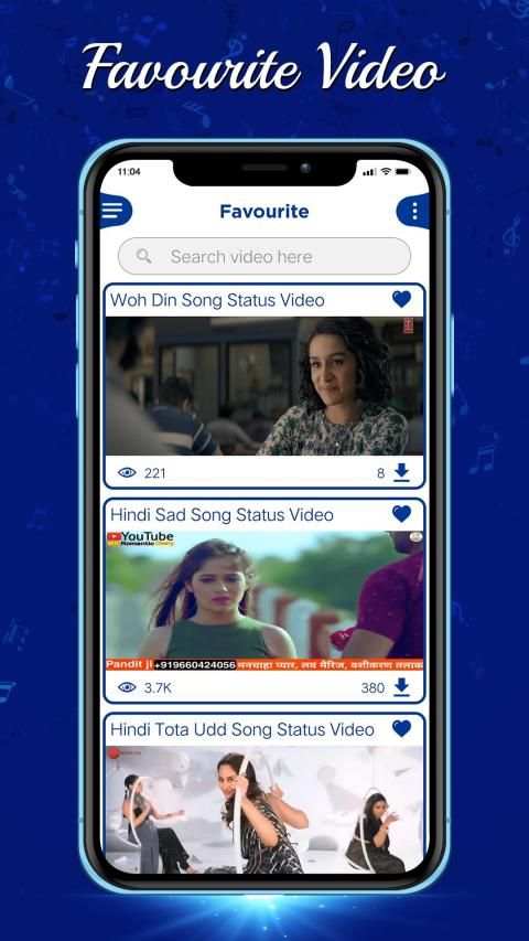 Song Video Status For What App स्क्रीनशॉट 3