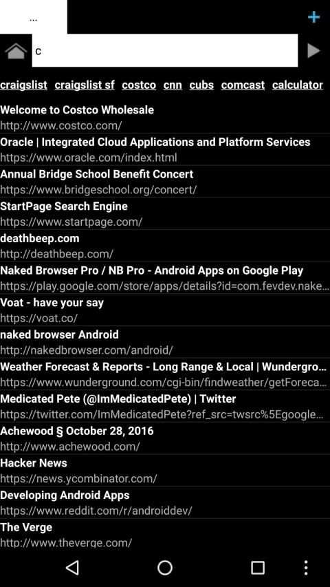 Naked Browser web browser LTS स्क्रीनशॉट 1