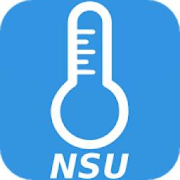 Temperature near the NSU 2.1.1