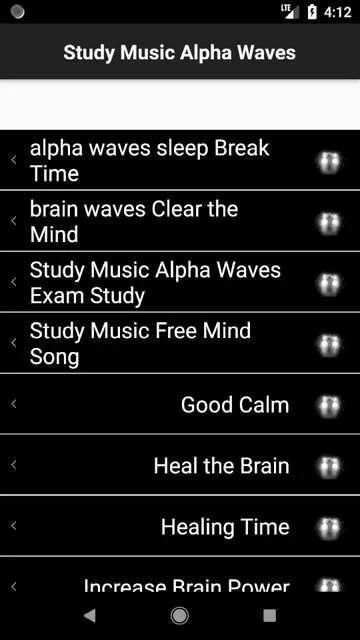 Study Music Alpha Waves स्क्रीनशॉट 1