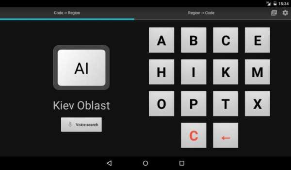 Regional Codes of Ukraine screenshot 4