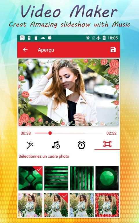دمج الصور والاغانى وصنع فيديو بدون أنترنت
‎ screenshot 6