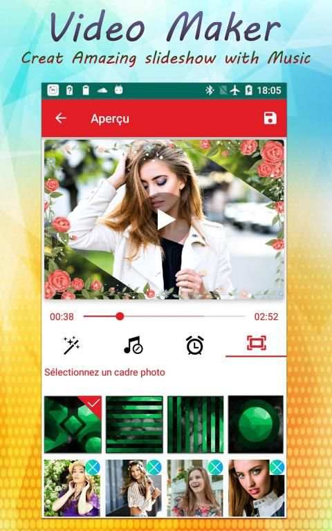 دمج الصور والاغانى وصنع فيديو بدون أنترنت
‎ screenshot 3