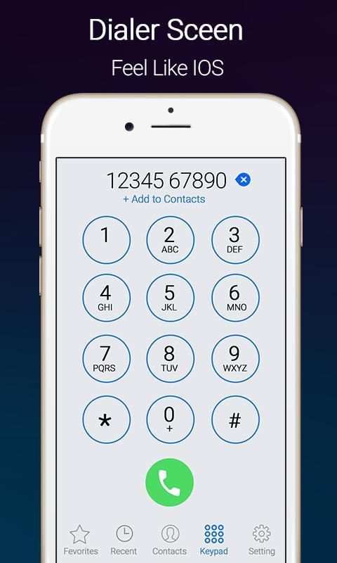 Dialer Screen for android screenshot 4