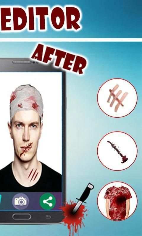 Fake Injuries Photo Editor 2019-Injury Marks Maker स्क्रीनशॉट 5