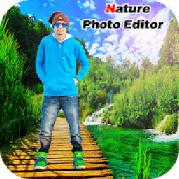 Nature Photo Editor : Nature Dual Photo Frame 2018 आइकन