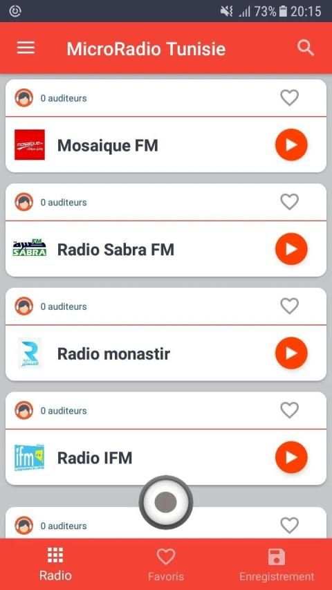 Micro radio Tunisie Enregistreur स्क्रीनशॉट 6
