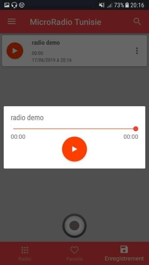 Micro radio Tunisie Enregistreur स्क्रीनशॉट 2