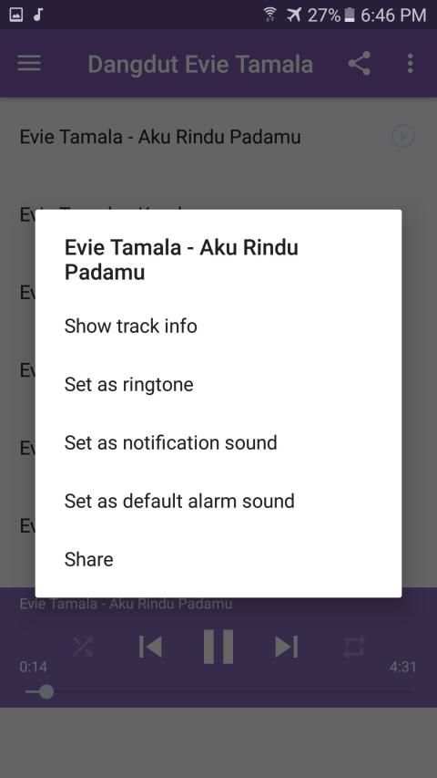 Lagu Evie Tamala Offline screenshot 4