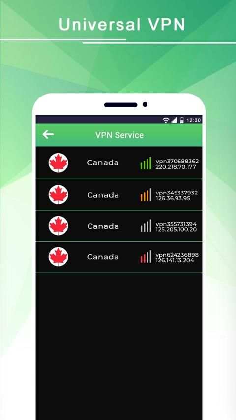 Universal VPN screenshot 2