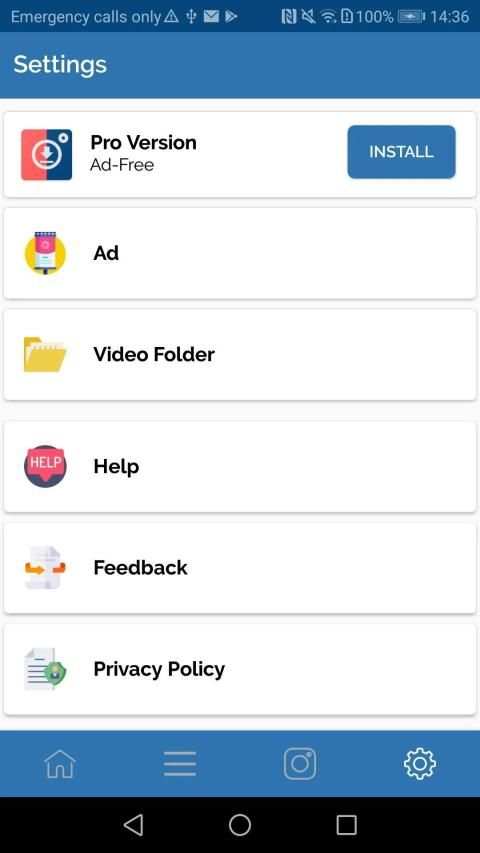 Instagram Video Downloader screenshot 1