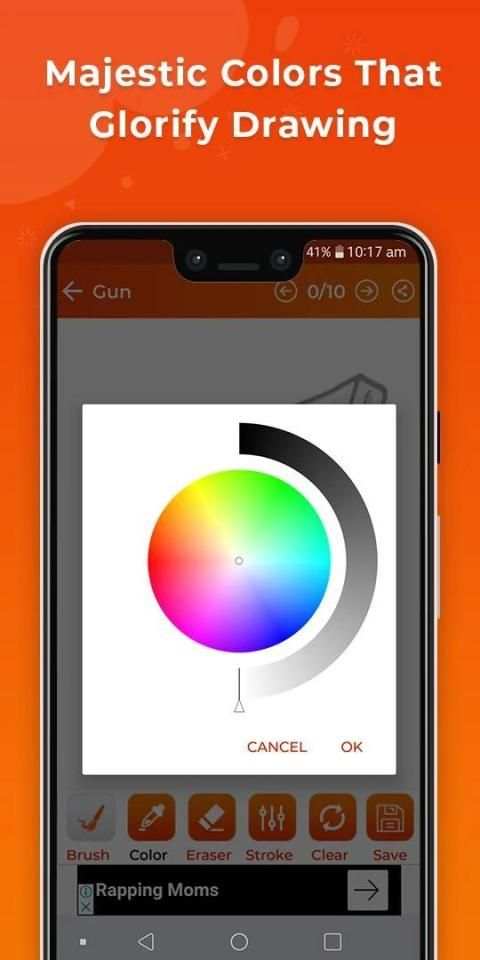 Drawing App - Pencil, Color Picker, Eraser & etc स्क्रीनशॉट 1