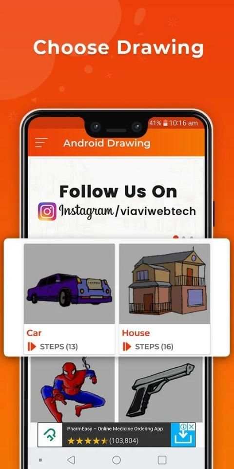 Drawing App - Pencil, Color Picker, Eraser & etc स्क्रीनशॉट 4