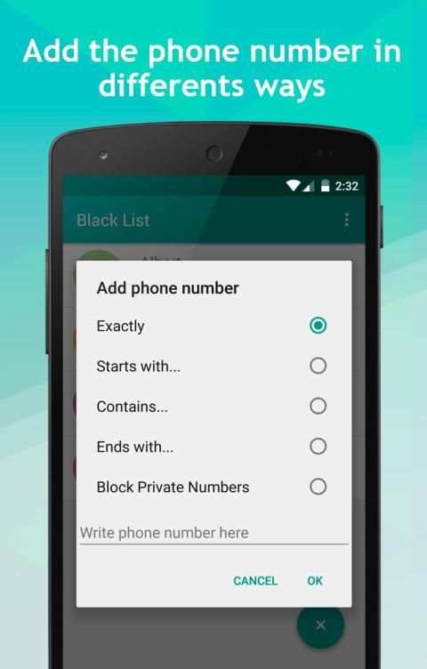 Blacklist (Calls Blocker) स्क्रीनशॉट 2