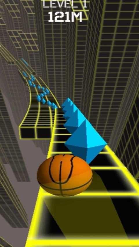 Basketball Balance Ball 3D स्क्रीनशॉट 3
