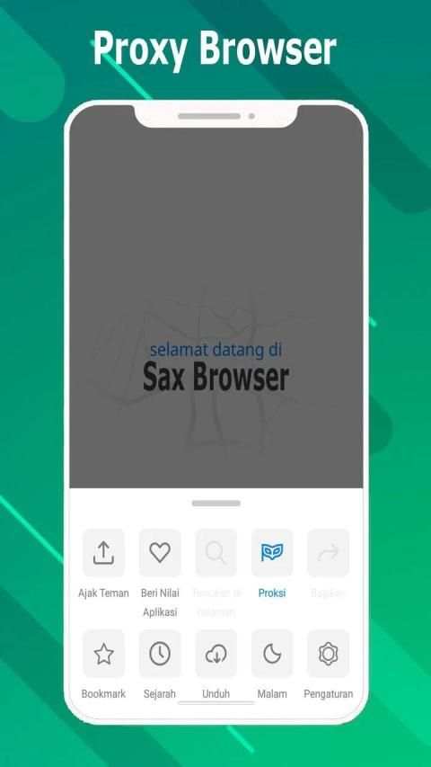 * Sax Browser - Unblock Website Proxy Without VPN स्क्रीनशॉट 3