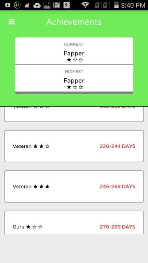 Fap Track - fapping tracker screenshot 4