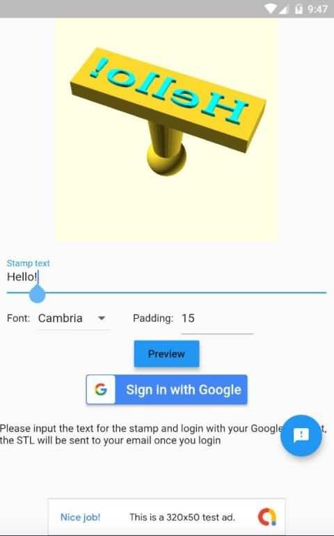 Stamp STL Maker screenshot 2