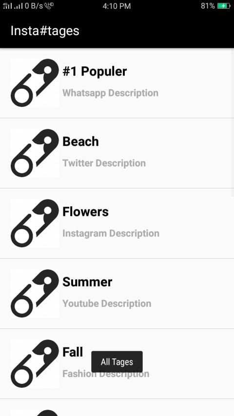 Trendy Tags for Boost Like & Follower In Instagram screenshot 5