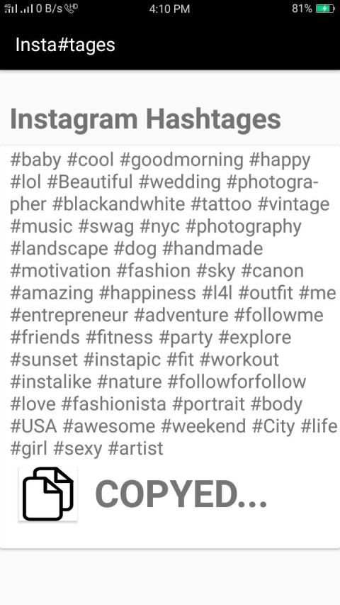 Trendy Tags for Boost Like & Follower In Instagram screenshot 4