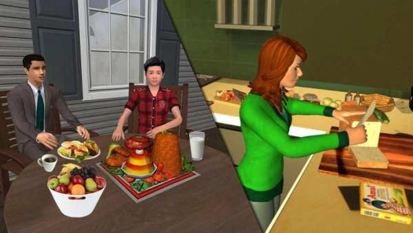 Virtual Mom Paper Girl - Family Simulator Game screenshot 4