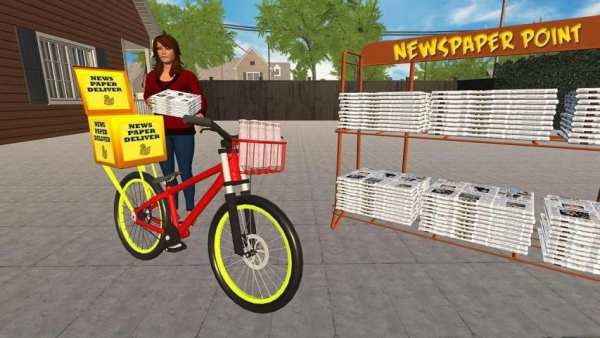 Virtual Mom Paper Girl - Family Simulator Game screenshot 1