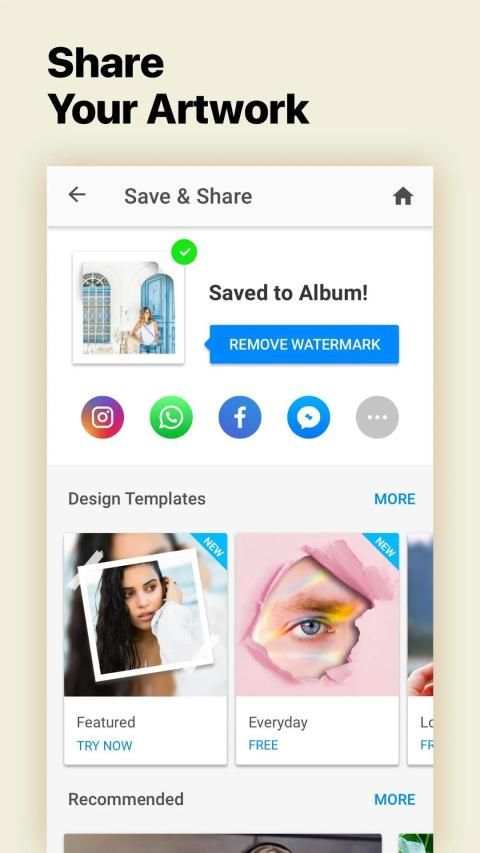 Photable: Photo Editor & Collage Maker screenshot 1