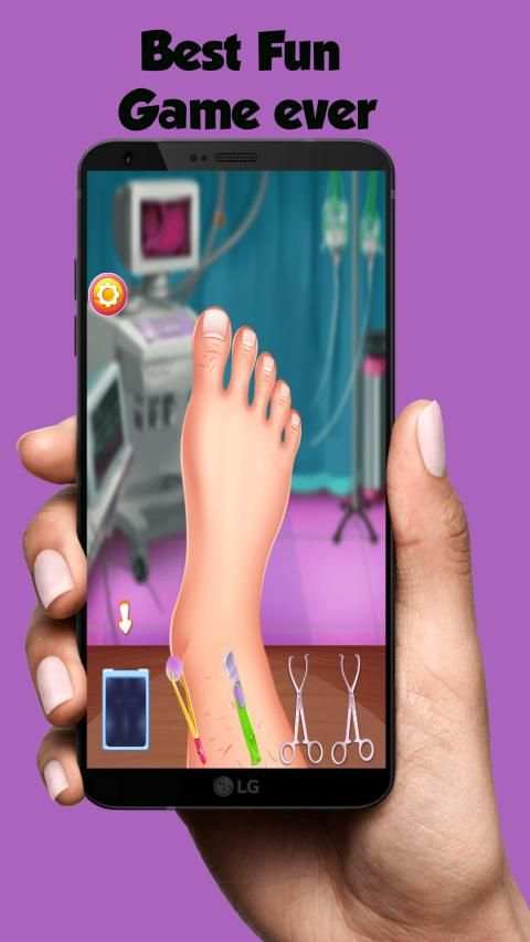 Little Doctor Game 2 (Foot care) screenshot 10