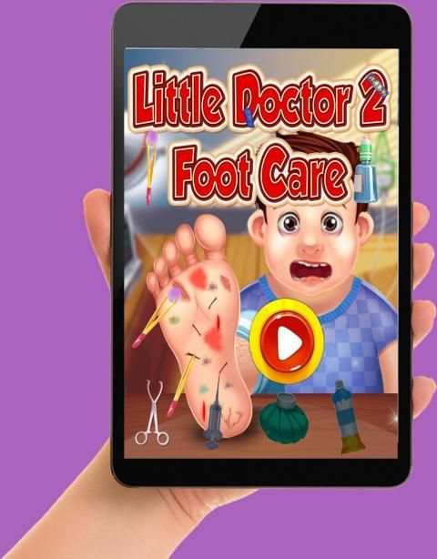 Little Doctor Game 2 (Foot care) स्क्रीनशॉट 7