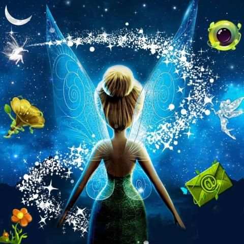 Tema, Wallpaper, ikon Fairy, Tale, Girl screenshot 1