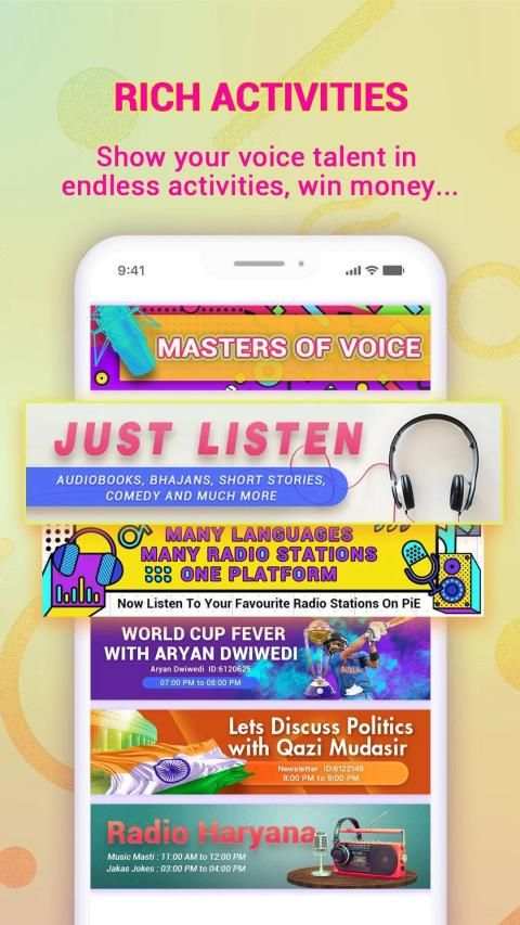 PiE - Audiobooks, Stories, Free Voice Chat & Radio screenshot 3