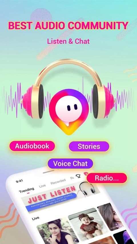 PiE - Audiobooks, Stories, Free Voice Chat & Radio скриншот 7