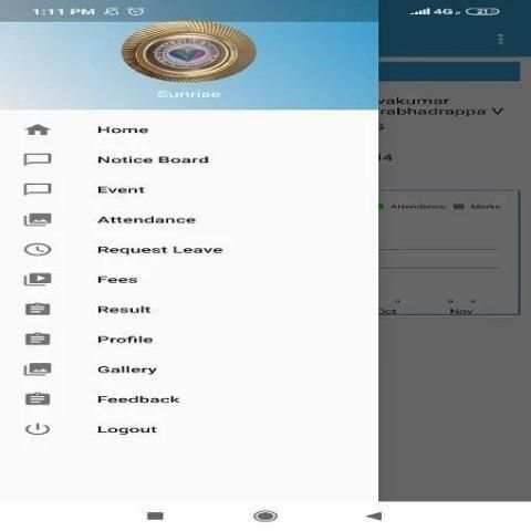 Infinity sfs - School Management App स्क्रीनशॉट 1