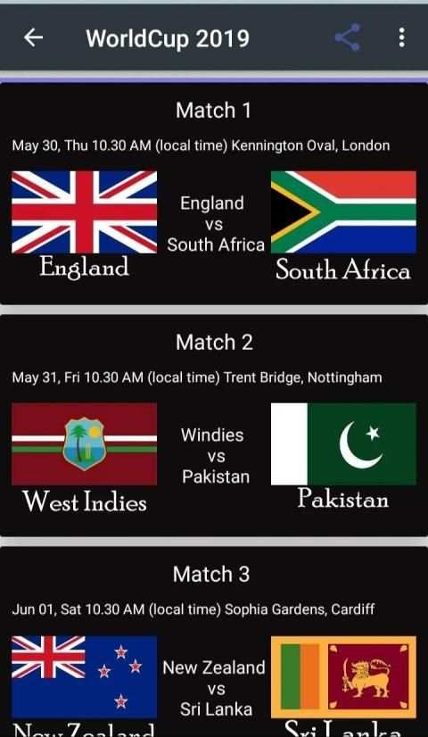 ICC Cricket World Cup 2019 screenshot 4