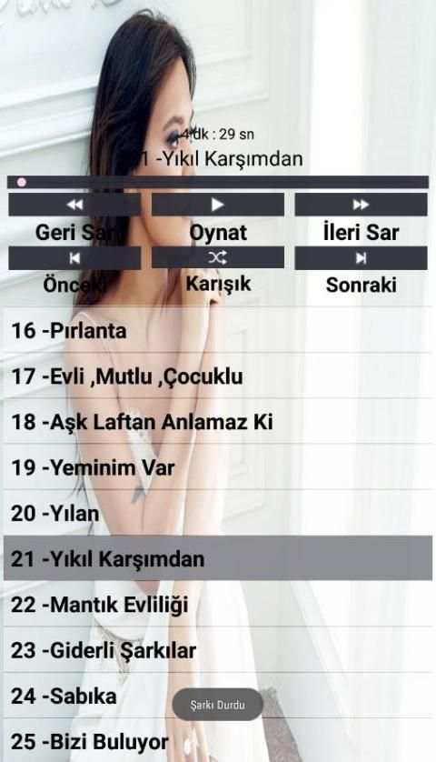 Demet AKALIN Şarkıları (İnternetsiz 45 Şarkı) screenshot 2