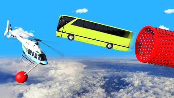 Impossible Bus Jumping: Racing Stunts drive screenshot 1