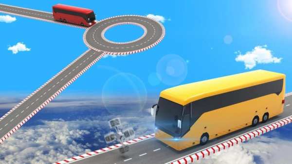Impossible Bus Jumping: Racing Stunts drive screenshot 11