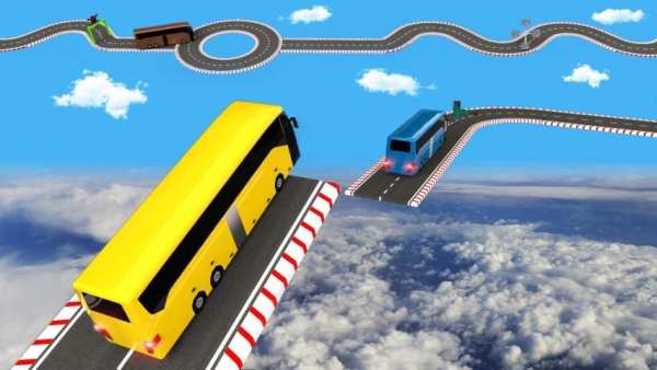 Impossible Bus Jumping: Racing Stunts drive screenshot 12