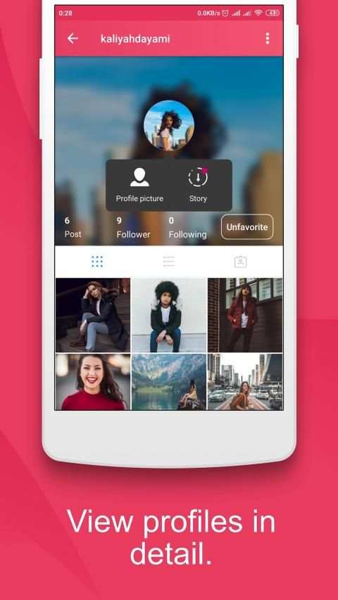 Stalkie for Instagram: Zoom DP, Download & Repost screenshot 5
