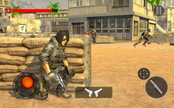 US Army Commando Squad: Free Fire shooting स्क्रीनशॉट 8
