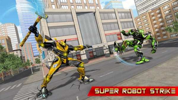 Grand Hammer Robot - Hammer Robot Fighting Game स्क्रीनशॉट 2