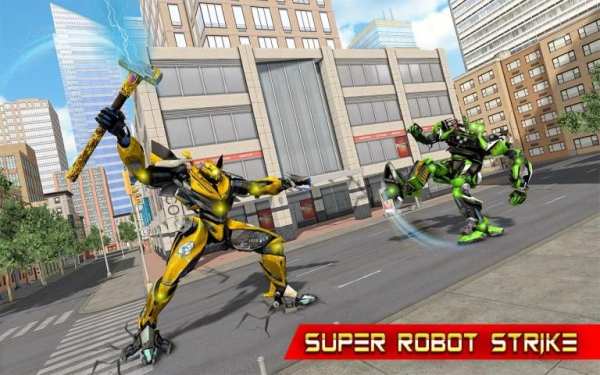 Grand Hammer Robot - Hammer Robot Fighting Game स्क्रीनशॉट 6