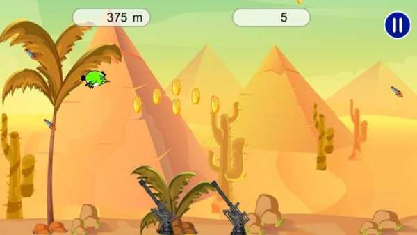 Crazy bird run: Angry desert blast screenshot 7