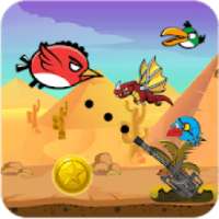 Crazy bird run: Angry desert blast